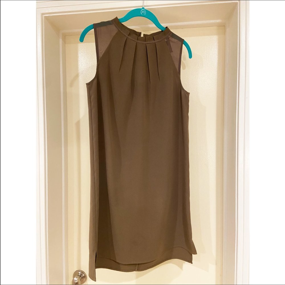 All Saints Mini Dress in Olive Green